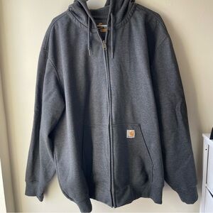Carhartt Gray Zip Up Sweatshirt